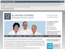 Tablet Screenshot of dr.tschebiner.de